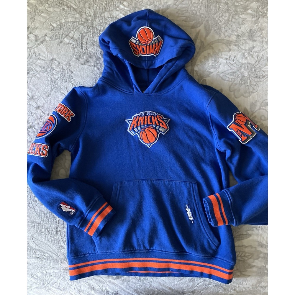 Pro Standard NBA New York Knicks Retro Hoodie Pullover Youth Sz L / 14-16